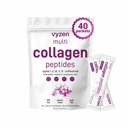 Multi Collagen Peptides Powder | 1 lb Unflavored Grass-Fed