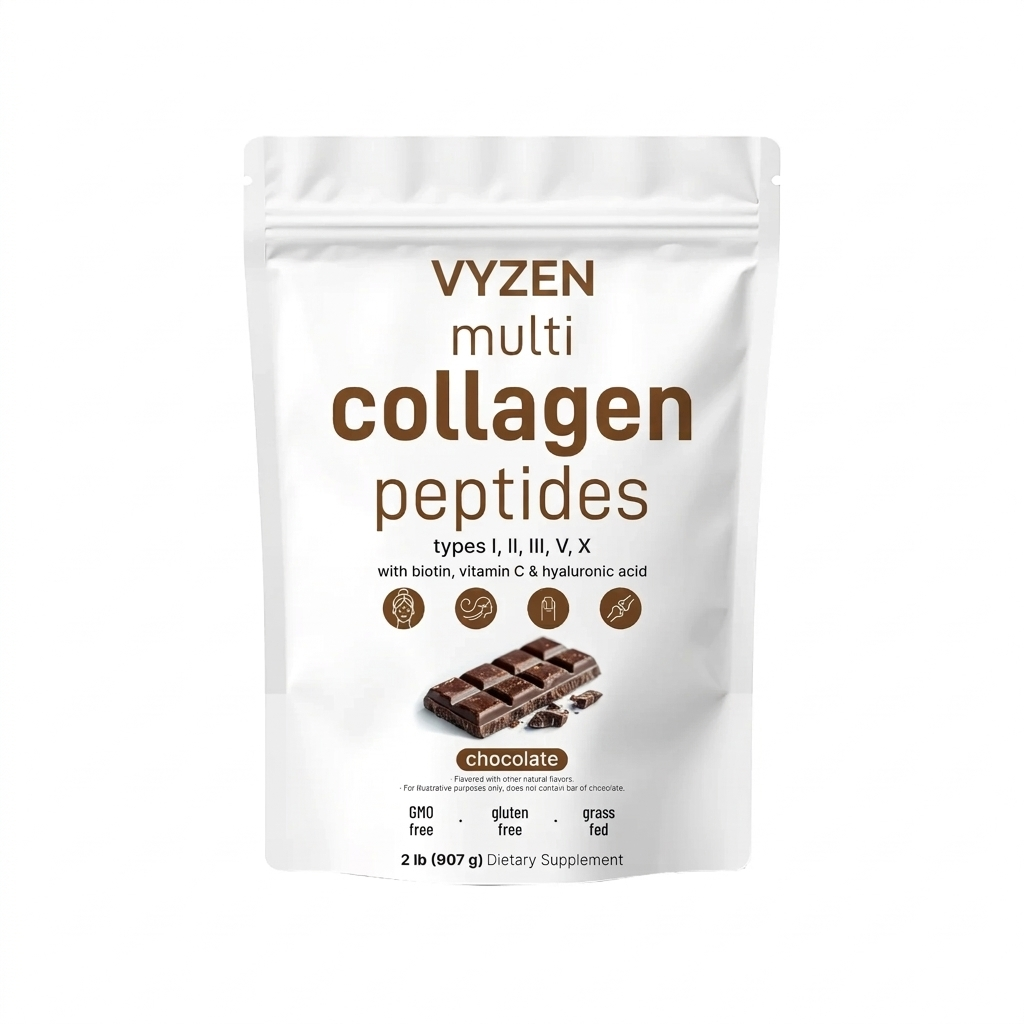 Multi Collagen Peptides Powder | 1 lb Unflavored Grass-Fed