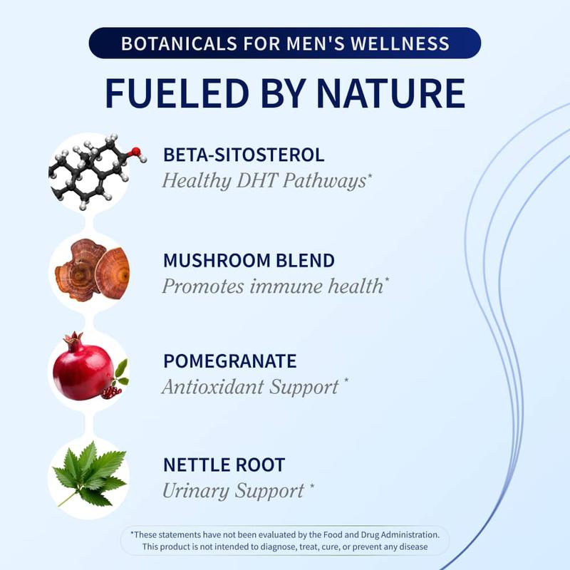 Men's Vitality Bundle: Prostate + Nitric Oxide Soft Chews | 60+60 Count