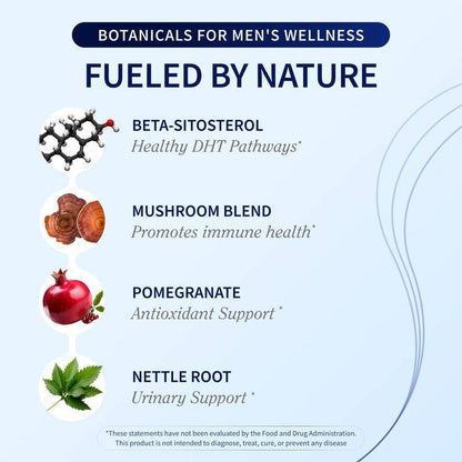 Men's Vitality Bundle: Prostate + Nitric Oxide Soft Chews | 60+60 Count