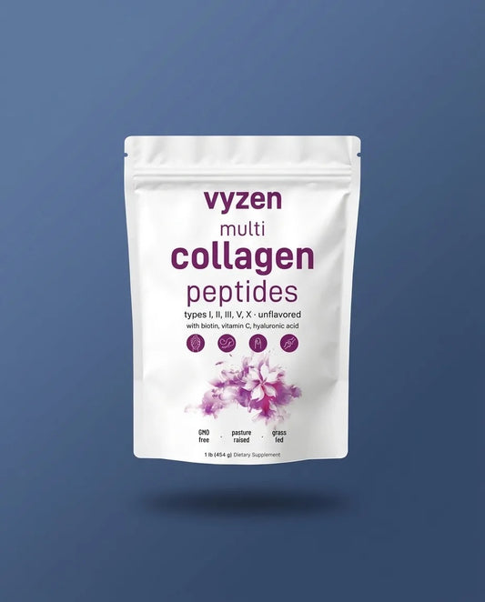 Multi Collagen Peptides Powder | 1 lb Unflavored Grass-Fed