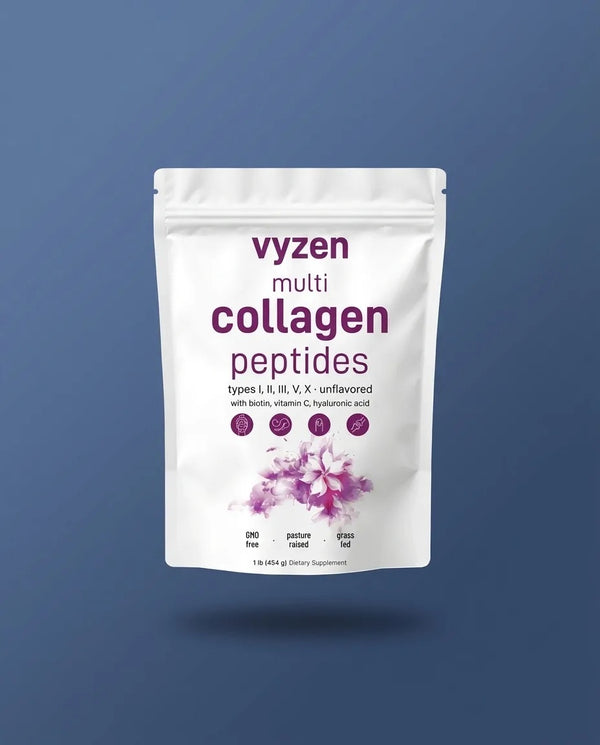 Multi Collagen Peptides Powder | 1 lb Unflavored Grass-Fed